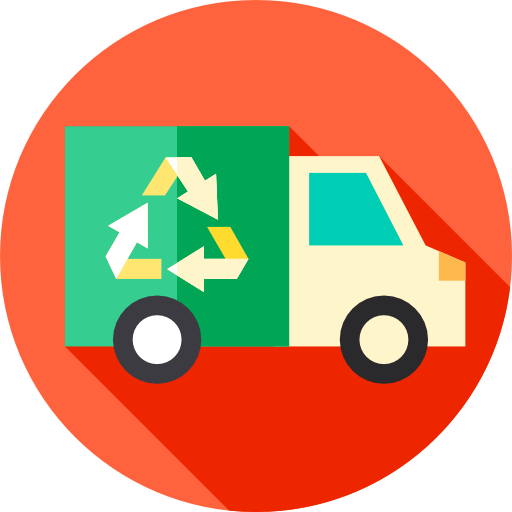 Home recycling truck 1049922